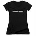 thumbnail image 1 of Trevco Criminal Minds-Logo - Junior V-Neck Tee - Black- Extra Large, 1 of 2
