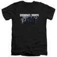 thumbnail image 1 of Trevco Criminal Minds-Season 10 Cast - Short Sleeve Adult 30-1 V-Neck Tee - Black- Extra Large, 1 of 1