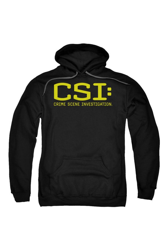Csi-Logo - Adult Pull-Over Hoodie - Black- Extra Large