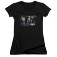 thumbnail image 1 of Trevco Csi Ny-Cast - Junior V-Neck Tee - Black- Large, 1 of 1