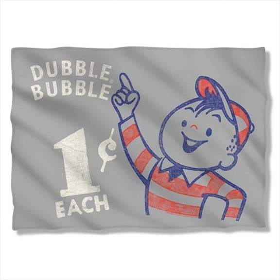 Trevco DBL158-PLO1-0 20 x 28 In. Dubble Bubble And Pointing Pillow Case - White