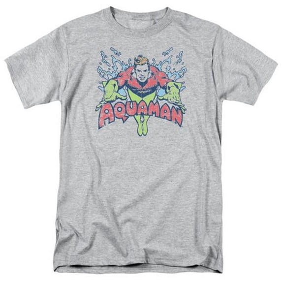 Trevco DC-Splish Splash - Short Sleeve Adult 18-1 Tee - Athletic Heather- 5X