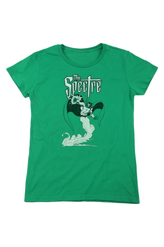 DCO & the Spectre Womens Short Sleeve T-Shirt, Kelly Green - Small