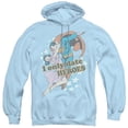 thumbnail image 1 of Trevco  DCO417-AFTH-1 DC & Fickle - Adult Pull-Over Hoodie, Light Blue - Small, 1 of 1
