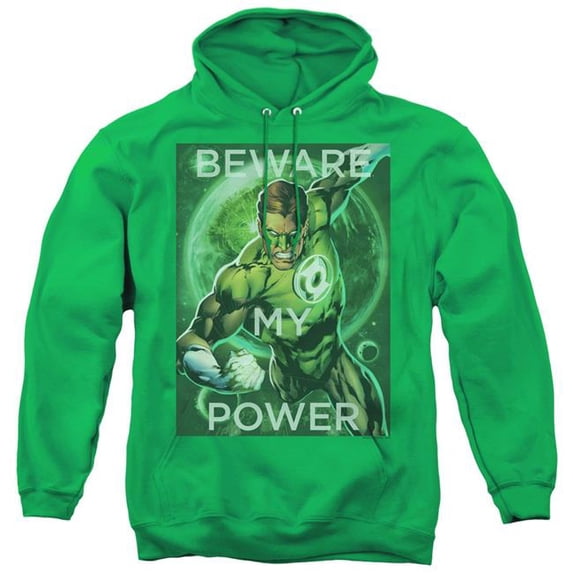 Trevco DCO828-AFTH-5 DC & Power Adult Pullover Hoodie, Kelly Green - 2X