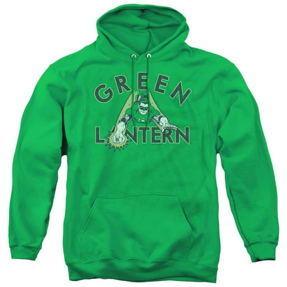 Trevco DCO858-AFTH-5 DC & In Flight Adult Pullover Hoodie, Kelly Green - 2X