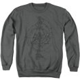 thumbnail image 1 of Trevco  DKC130B-AS-5 Dark Crystal & Dream Spiral Adult Crewneck Sweatshirt, Charcoal - 2X, 1 of 1