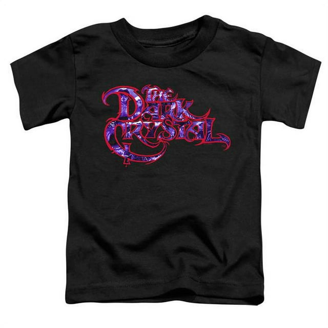 Trevco  DKC133-TT-3 Dark Crystal & Collage Logo Toddler Short Sleeve T-Shirt, Black - Large 4T