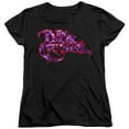 thumbnail image 1 of Trevco  DKC133-WT-3 Dark Crystal & Collage Logo Women Short Sleeve T-Shirt, Black - Large, 1 of 1