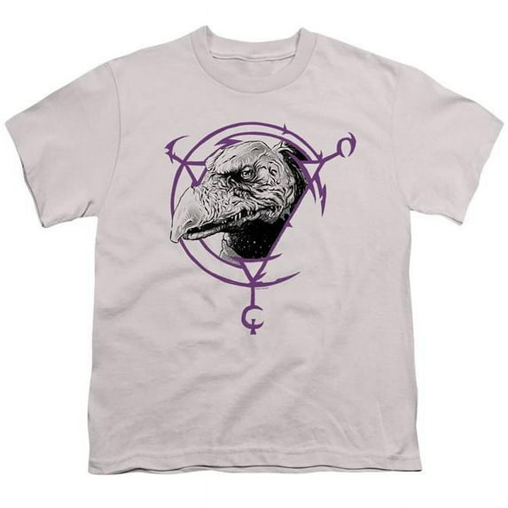 Trevco DKC140-YT-2 Dark Crystal & Chamberlain Youth Short Sleeve 18 by 1 T-Shirt, Silver - Medium