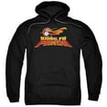 thumbnail image 1 of Trevco DRM194-AFTH-4 Kung Fu Panda & Logo Adult Pull-Over Hoodie, Black - Extra Large, 1 of 2