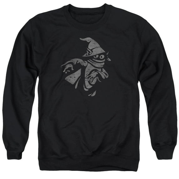 Trevco DRM273-AS-1 Masters of the Universe & Orko Clout Adult Crewneck Sweatshirt, Black - Small