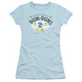 thumbnail image 1 of Trevco DUM103-JS-1 Dum Dums & 2 Cents Juniors Sheer Cap Short Sleeve T-Shirt, Light Blue - Small, 1 of 2
