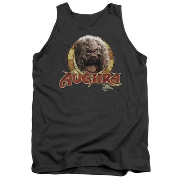 Trevco Dark Crystal-Aughra Circle - Adult Tank Top - Charcoal- Small