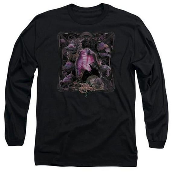 Trevco Dark Crystal-Lust For Power - Long Sleeve Adult 18-1 Tee - Black- Extra Large