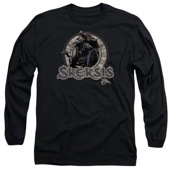 Trevco Dark Crystal-Skeksis - Long Sleeve Adult 18-1 Tee - Black- Extra Large