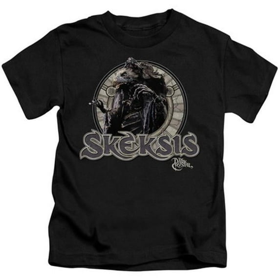 Trevco Dark Crystal-Skeksis - Short Sleeve Juvenile 18-1 Tee - Black- Medium 5-6