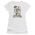 thumbnail image 1 of Trevco Dc-Am Action Figure - Short Sleeve Junior Sheer Tee - White- Small, 1 of 2