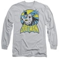 thumbnail image 1 of Trevco Dc-Batman - Long Sleeve Adult 18-1 Tee - Silver- Medium, 1 of 1