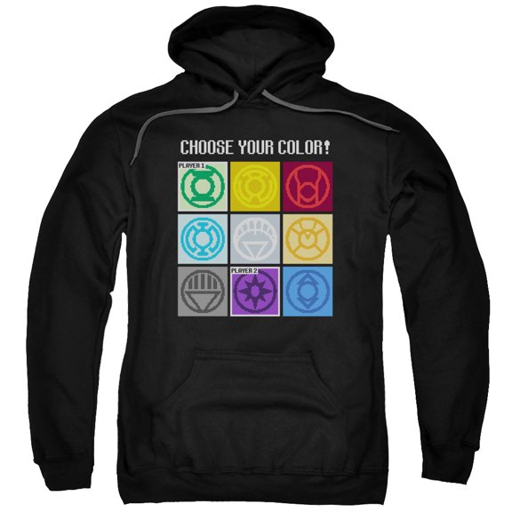 Trevco Dc-Choose Your Color - Adult Pull-Over Hoodie - Black- Extra Large