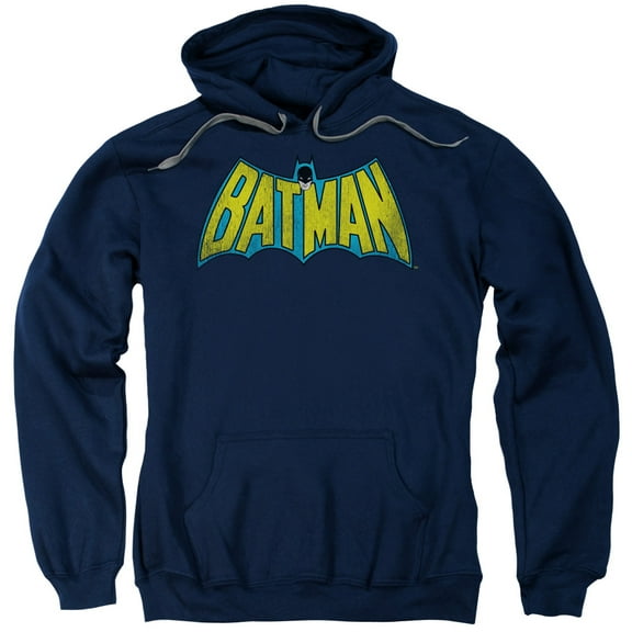Trevco Dc-Classic Batman Logo - Adult Pull-Over Hoodie - Navy- Extra Large