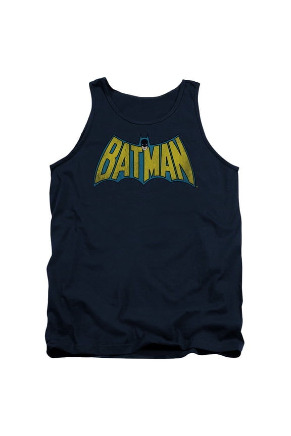 Dc-Classic Batman Logo - Adult Tank Top - Navy- Extra Large