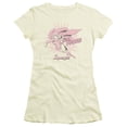thumbnail image 1 of Trevco Dc-Girl Power - Short Sleeve Junior Sheer Tee - Cream- Extra Large, 1 of 2
