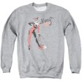 thumbnail image 1 of Trevco Dc-Harley Hammer - Adult Sweat Tee Crew - Athletic Heather- Large, 1 of 1