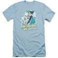 thumbnail image 1 of Trevco Dc-I Am Wonder Woman - Short Sleeve Adult 30-1 Tee - Light Blue- Large, 1 of 1