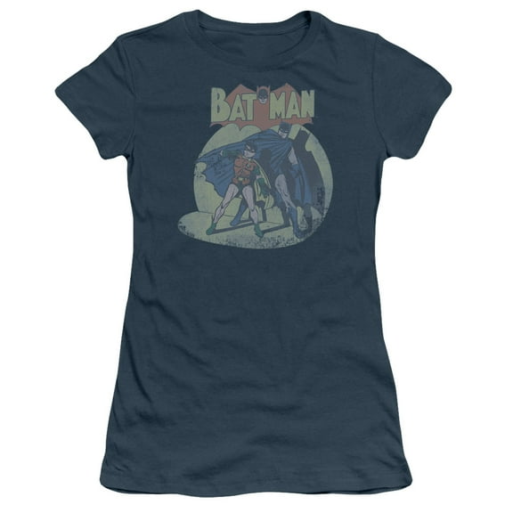 Trevco Dc-In The Spotlight - Short Sleeve Junior Sheer Tee - Indigo- Large