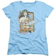 thumbnail image 1 of Trevco Dc-Invisible Jet - Short Sleeve Womens Tee - Light Blue- Medium, 1 of 2