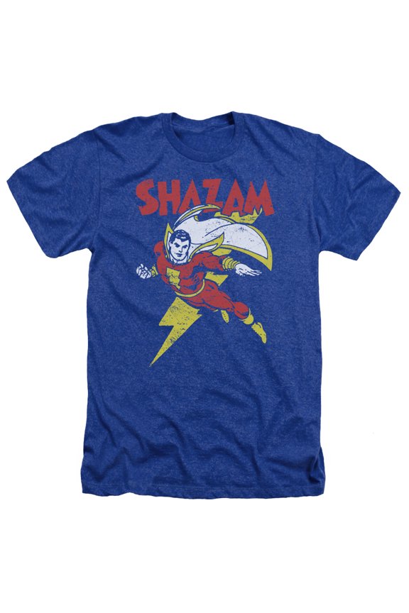 Dc-Lets Fly - Adult Heather Tee - Royal Blue- 2X