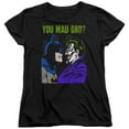 thumbnail image 1 of Trevco Dc-Mad Bro - Short Sleeve Womens Tee - Black- 2X, 1 of 1