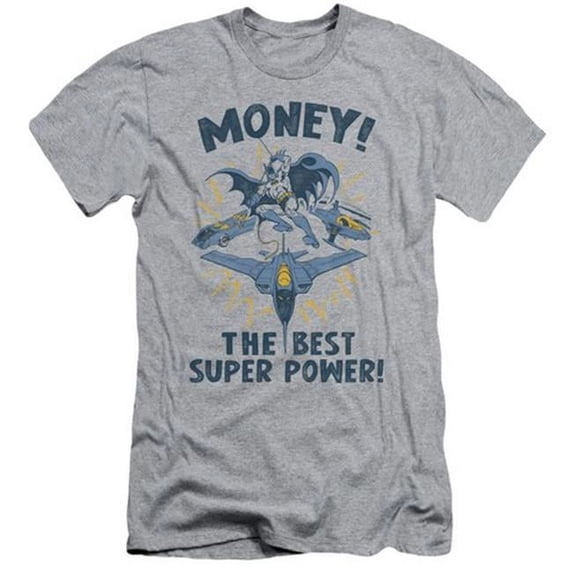 Trevco Dc-Money - Short Sleeve Adult 30-1 Tee - Heather- Medium