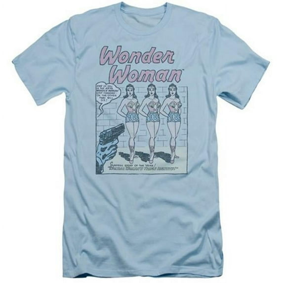Trevco Dc-Multiple Ww - Short Sleeve Adult 30-1 Tee - Light Blue- Small