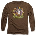 thumbnail image 1 of Trevco Dc-Penguin Stars - Long Sleeve Adult 18-1 Tee - Coffee- Small, 1 of 1