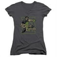 thumbnail image 1 of Trevco Dc-Ring Power - Junior Tee V-Neck - Charcoal- Extra Large, 1 of 1