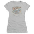 thumbnail image 1 of Trevco Dc-Ripping Steel - Short Sleeve Junior Sheer Tee - Silver- Medium, 1 of 1