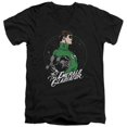 thumbnail image 1 of Trevco Dc-Star Gazer - Short Sleeve Adult 30-1 Tee V-Neck - Black- Medium, 1 of 1