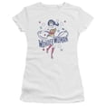 thumbnail image 1 of Trevco Dc-Wonder Stars - Short Sleeve Junior Sheer Tee - White, Large, 1 of 1