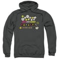 thumbnail image 1 of Dubble Bubble Nostalgic Candy Razzles Retro Box Adult Pull-Over Hoodie, 1 of 1
