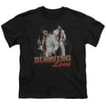 thumbnail image 1 of Trevco ELV694-YT-4 Elvis Presley & Burning Love Youth 18-1 Short Sleeve T-Shirt, Black - Extra Large, 1 of 2