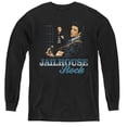 thumbnail image 1 of Trevco  ELV697-YL-4 Elvis Presley & Jailhouse Rock Youth Long Sleeve T-Shirt, Black - Extra Large, 1 of 1