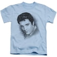 thumbnail image 1 of Trevco ELV731-KT-1 Elvis Presley & Dreamy Juvenile 18-1 Short Sleeve T-Shirt, Light Blue - Small - 4, 1 of 2