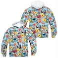 thumbnail image 1 of Trevco ELV818FB-AHPP-2 Elvis Presley & Surfs Up Front & Back Print Adult Polyster Pullover Hoodie, White - Medium, 1 of 1