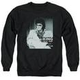 thumbnail image 1 of Trevco ELV860-AS-3 Elvis Presley & Good to Be Adult Crewneck Sweatshirt, Black - Large, 1 of 2
