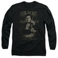 thumbnail image 1 of Trevco ELV767-AL-4 Elvis Presley & 1954 Long Sleeve Adult 18-1 T-Shirt, Black - Extra Large, 1 of 2