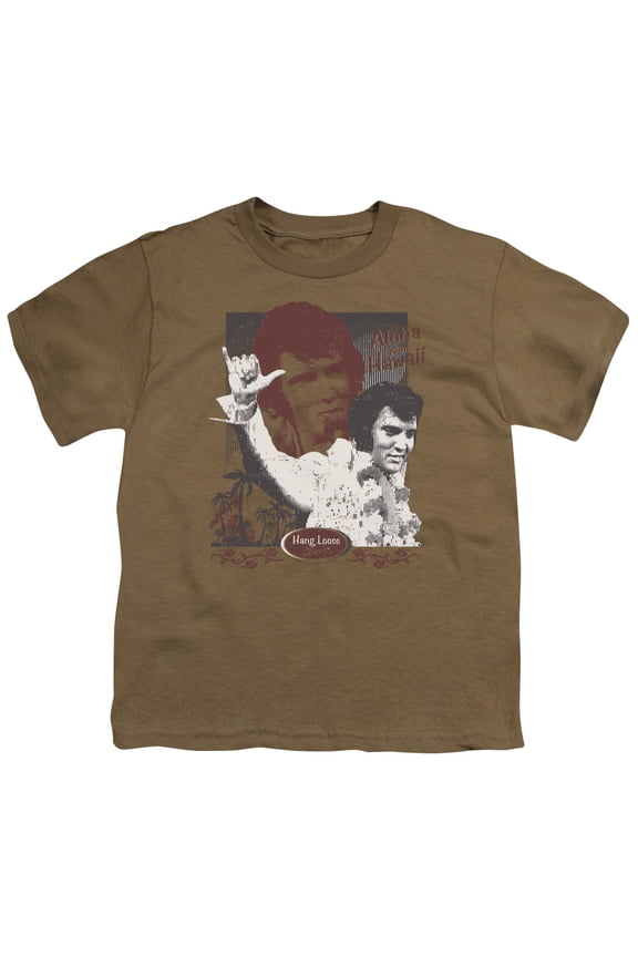 Elvis Presley - Aloha Hang Loose - Youth Short Sleeve Shirt - Medium