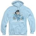 thumbnail image 1 of Trevco   Elvis Presley & Jailhouse Rocker Adult Pullover Hoodie, Light Blue - Medium, 1 of 1