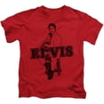 thumbnail image 1 of Trevco ELV730-KT-3 Elvis Presley & Jamming Juvenile 18-1 Short Sleeve T-Shirt, Red - Large - 7, 1 of 2